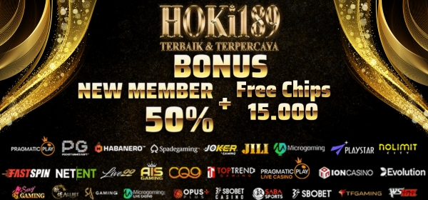 Hoki189 Bonus new member + free chips terbatas